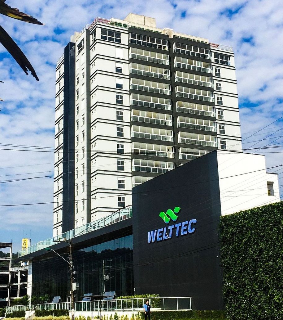 Edifício com estrutura projetada pela POEC Engenharia em Blumenau/SC